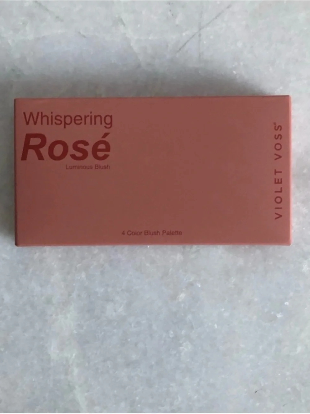 ⭐️LIMITED EDITION⭐️VIOLET VOSS Whispering Rose Luminous 4 Pan Blush Face Palette